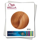 Vopsea Permanenta - Wella Professionals Koleston Perfect nuanta 8/04 blond deschis cald 